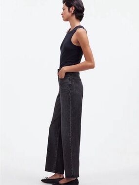 🌺Madewell perfect vintage High-Rise Wide Leg crop Jeans 🌺